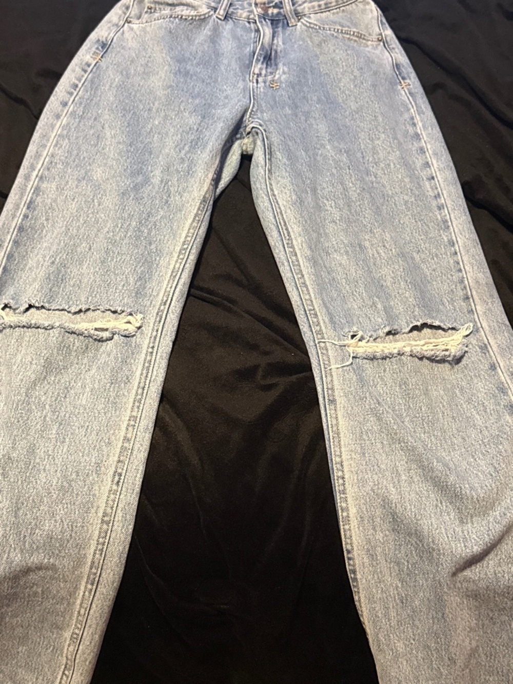Ksubi straight leg blue jeans